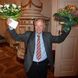 Inas husband, Dr. Helmut Fischer, flaunts Inas flowers!